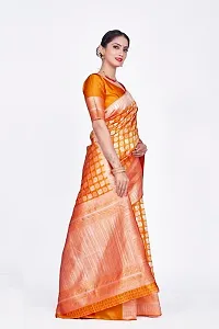 Stylish Art Silk Jacquard Saree With Blouse Piece For Women-thumb3