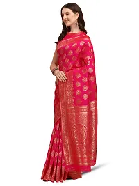 Stylish Art Silk Jacquard Saree With Blouse Piece For Women-thumb3