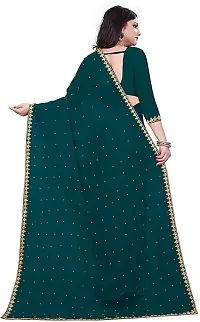 Classic Lycra Saree with Blouse piece-thumb1