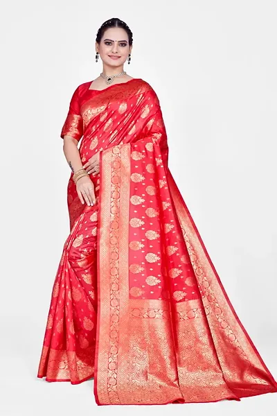 New In Cotton Blend Saree with Blouse piece 