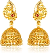 Stylish Gold Plated Alloy Jewellery Set For Women-thumb2