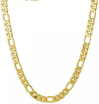 Alluring Golden Stainless Steel Chain For Men-thumb1