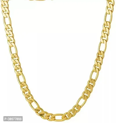 Alluring Golden Stainless Steel Chain For Men-thumb2