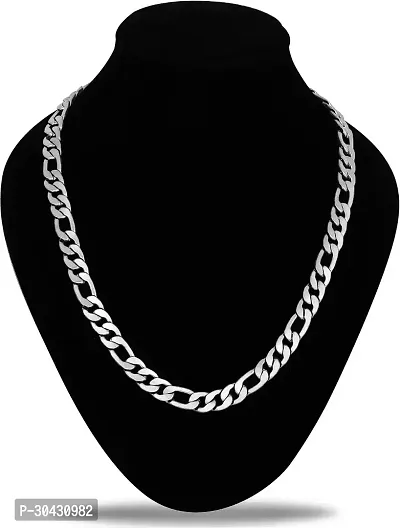 Alluring Silver Stainless Steel Chain For Men-thumb3