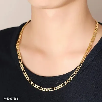 Alluring Golden Stainless Steel Chain For Men-thumb3