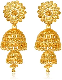 Stylish Gold Plated Alloy Jewellery Set For Women-thumb2