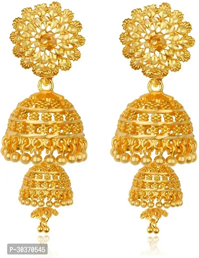 Stylish Gold Plated Alloy Jewellery Set For Women-thumb3