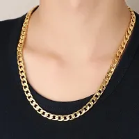 Alluring Golden Stainless Steel Chain For Men-thumb2