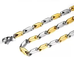 Alluring Multicoloured Stainless Steel Chain For Men-thumb2