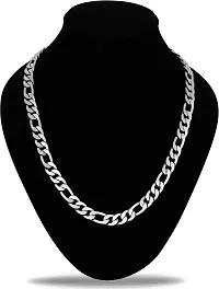 Alluring Silver Stainless Steel Chain For Men-thumb2