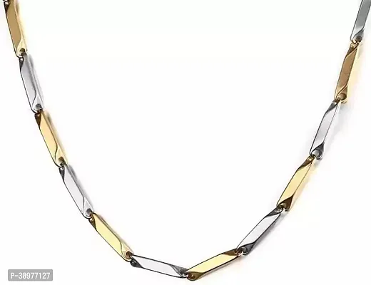 Alluring Multicoloured Stainless Steel Chain For Men-thumb0