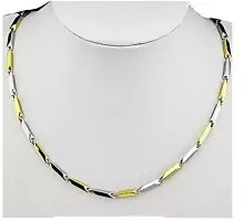 Alluring Multicoloured Stainless Steel Chain For Men-thumb1