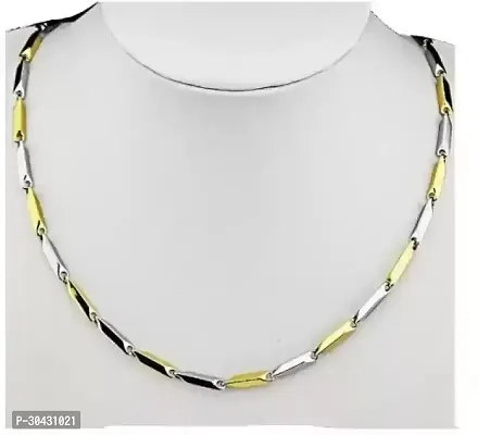 Alluring Multicoloured Stainless Steel Chain For Men-thumb2