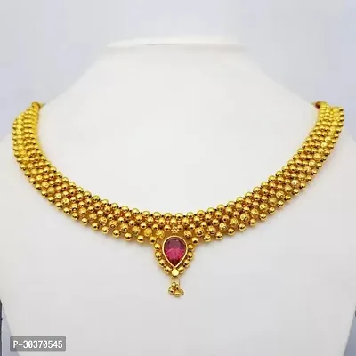 Stylish Gold Plated Alloy Jewellery Set For Women-thumb2