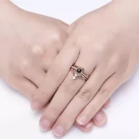 Reliable Pink Stainless Steel Ring For Women-thumb1