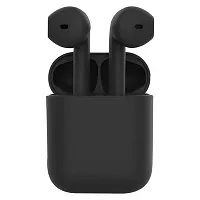 TWS Inpods black i12 Bluetooth Headset Wireless Earbuds Headphones For IOS Android-thumb1