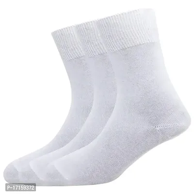 INSTEP ; step out in style School Uniform Socks For Kids/Boys/Girls Black/White/Blue Color Mid-Calf/Crew length Combed Cotton Uniform Socks Solid Pack of 3 Pair