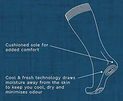GENTEEL: Full Length Cotton Rich Socks for Men | Cool  Fresh Technology | Dark Navy Color Socks | Violet Color Socks | Free size Socks | Cotton Socks | Full Length Cotton Socks | Combo Pack Socks | Socks Offers-thumb2