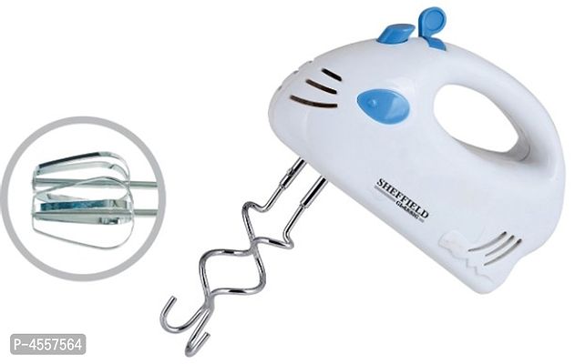 Sheffield Speed Electric Hand Mixer Beater/Variable 6 Speed Control/Powerful 250 Watt Motor -(White)-thumb0
