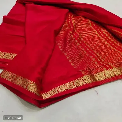 Mysore Silk Zari Woven Design Sarees with Blouse Piece-thumb0