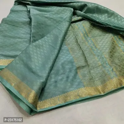 Mysore Silk Zari Woven Design Sarees with Blouse Piece