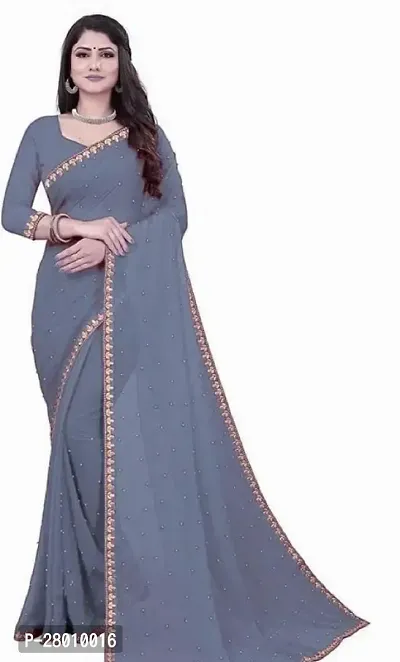 Trendy Lycra Embellished Sarees For Women