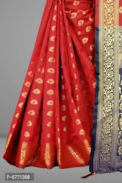 Best Selling Silk Blend Saree with Blouse piece 