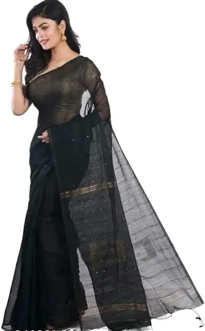 New In Cotton Silk Saree with Blouse piece