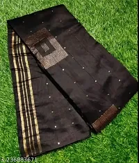 Cotton Silk Sequins Work Saree with Blouse Piece-thumb2