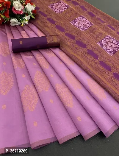 Stylish Art Silk Saree Jacquard Weaving Zari Saree For Women