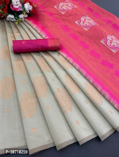 Stylish Art Silk Saree Jacquard Weaving Zari Saree For Women