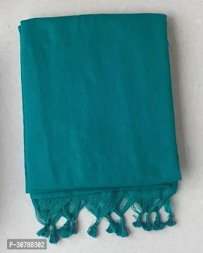 Khadi Cotton Woven Design Saree with Tassels