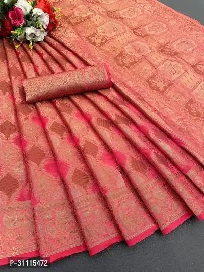 Most Demanded Fency Banarasi Silk Jacquard Weaving Work Saree