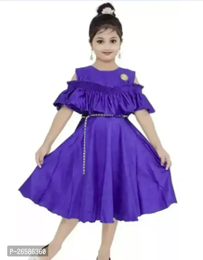 Designer Girls Casual Wear Frock Dress