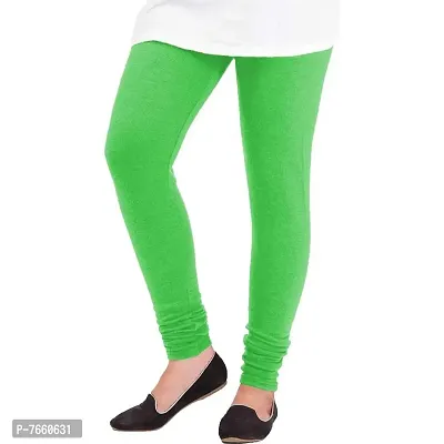 SriSaras Women's Premium Winter Woolen Leggings Light Green-thumb2