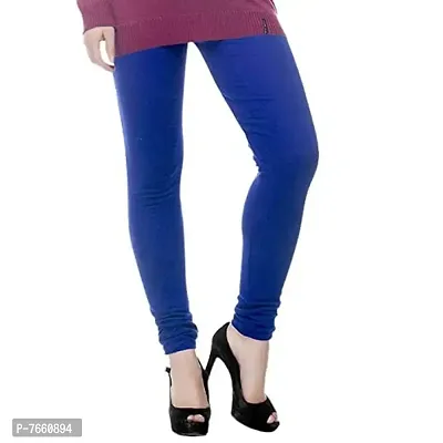 SriSaras Women's Premium Winter Woolen Leggings Royal Blue