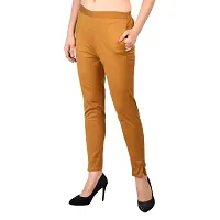 SriSaras Women's, Girl's Regular Fit Cotton, Spandex Trouser-thumb2