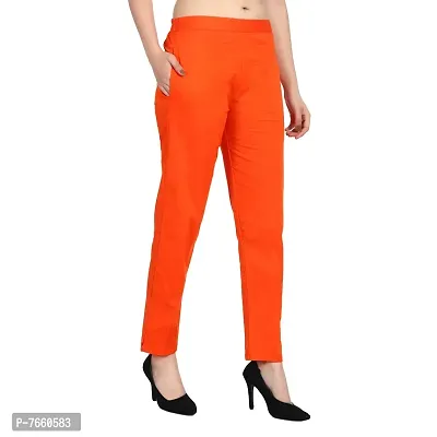 SriSaras Women's, Girl's Regular Fit Cotton, Spandex Trouser-thumb5