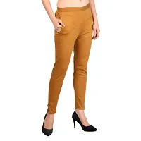 SriSaras Women's, Girl's Regular Fit Cotton, Spandex Trouser-thumb4