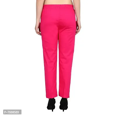 SriSaras Women's, Girl's Regular Fit Cotton, Spandex Trouser-thumb4