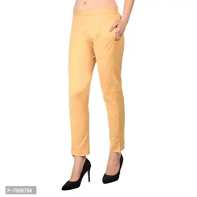 SriSaras Women's Premium Cotton Trousers/Pants-thumb4