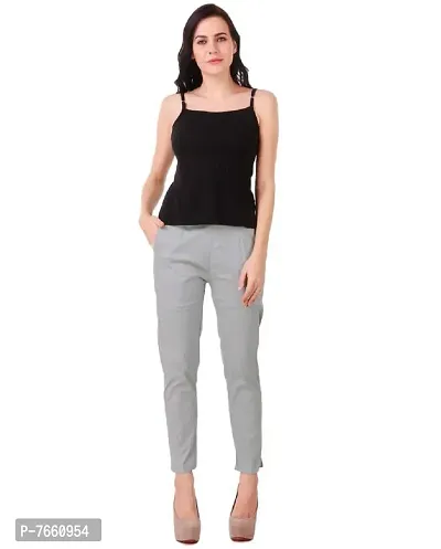 SriSaras Women's Regular Fit Cotton Trouser-thumb5