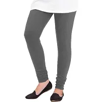 SriSaras Women's Premium Winter Woolen Leggings Grey-thumb1