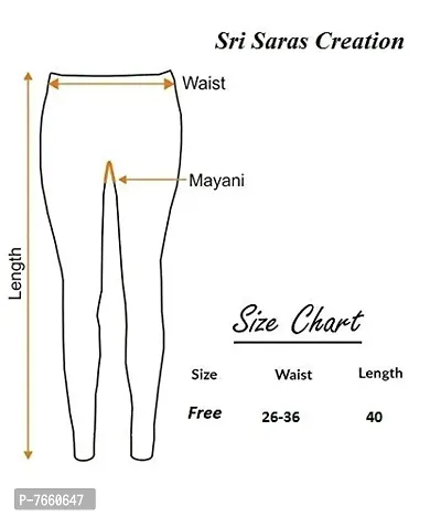 SriSaras Women's Premium Winter Woolen Leggings Green-thumb4