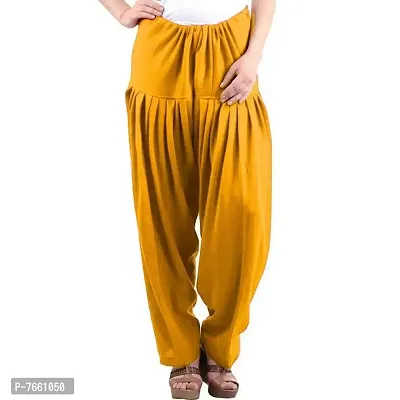 SriSaras Premium Woolen Salwar Yellow