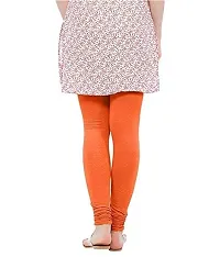SriSaras Women's Premium Winter Woolen Leggings Orange-thumb1