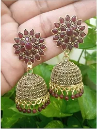 Sunflower Jhumka earrings-thumb1