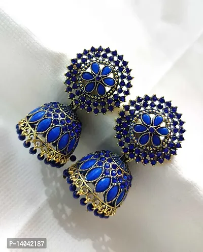 Kundan  Blue Jhumki Party/Office