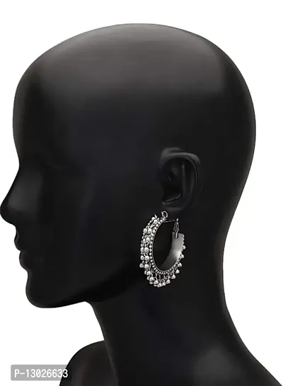 JMBW SILVER SHINNING HOOP EARR-thumb2