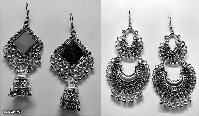 Combo of 2 Designer Traditional Stylish silver Plated